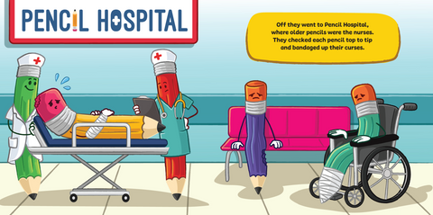 Pencil Hospital Paperback Book
