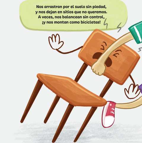 Sillas En Huelga (Chairs on Strike Spanish) Paperback Book