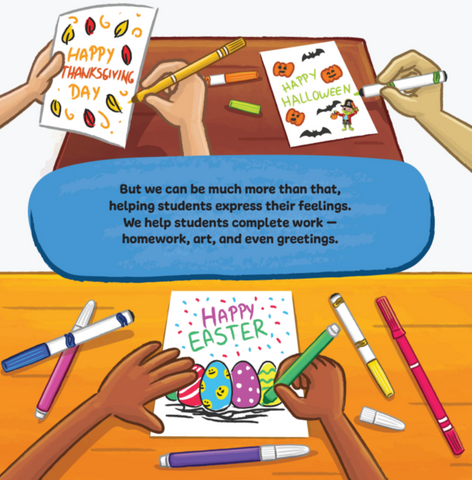 Markers on Strike Hardcover Book