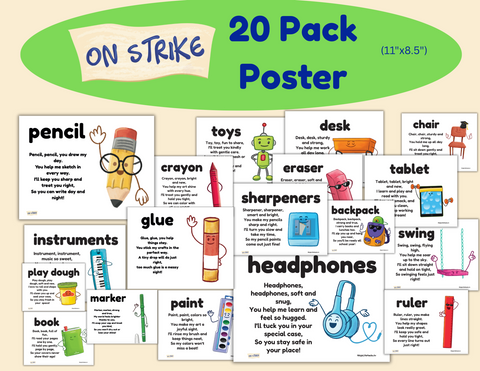 On Strike Poster Set (20 Posters)