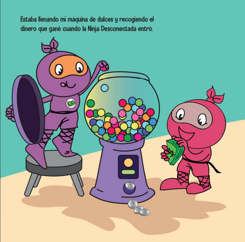 La Ninja Del Dinero (Money Ninja Spanish) Hardcover Book