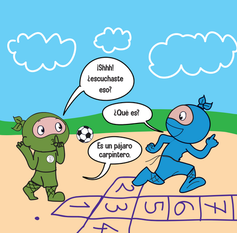 La Ninja Oyente (Listening Ninja Spanish) Paperback Book