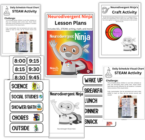 Neurodivergent Ninja Lesson Plans