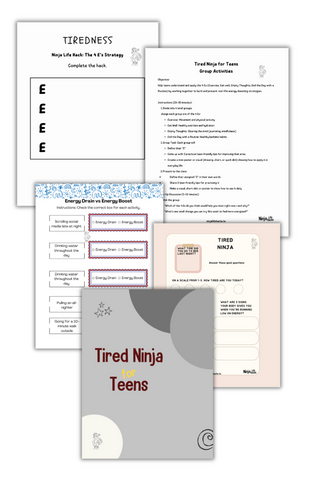 Tired Ninja for Teens Lesson Plans