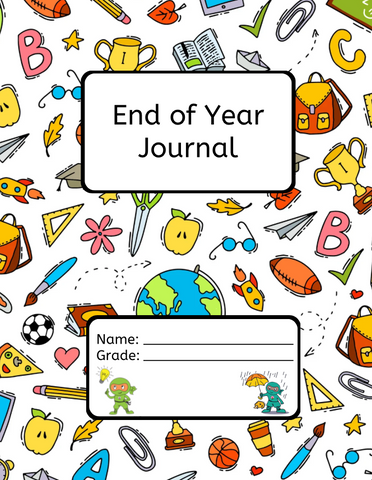 Ninja End of  School Year Journal