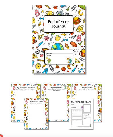 Ninja End of  School Year Journal