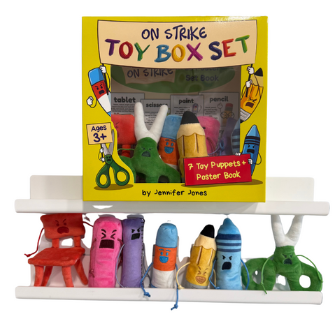 On Strike Toy Box Set (7 puppets + Poster Book)