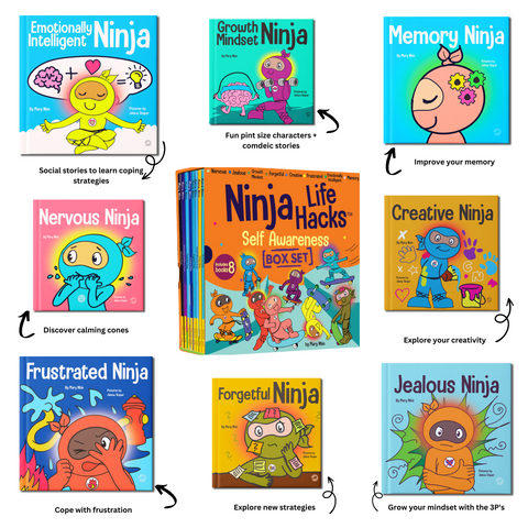 Ninja Life Hacks Self Awareness 8 Book Box Set (Books 41-48)