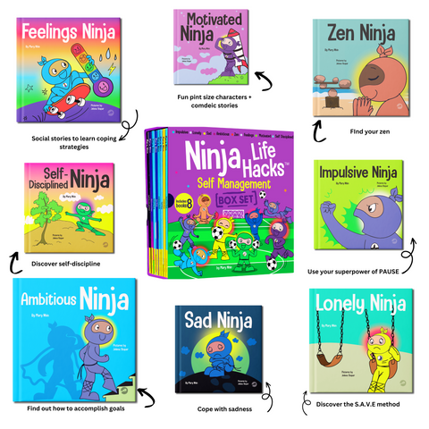 Ninja Life Hacks Self-Management 8 Book Box Set (Books 33-40)
