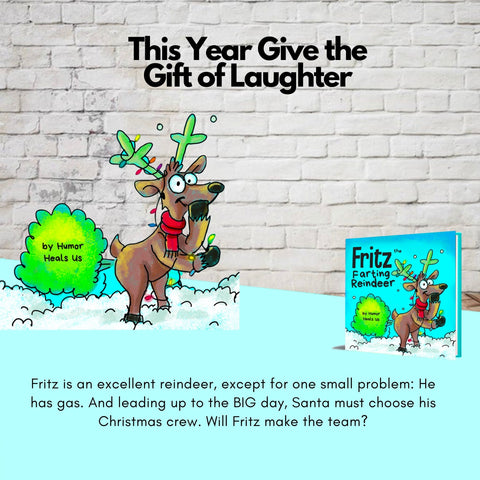 Fritz the Farting Reindeer Interactive Toy Book Gift Box Set