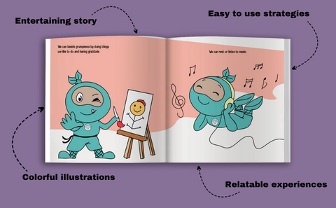 Grumpy Ninja Book + Lesson Plan Bundle