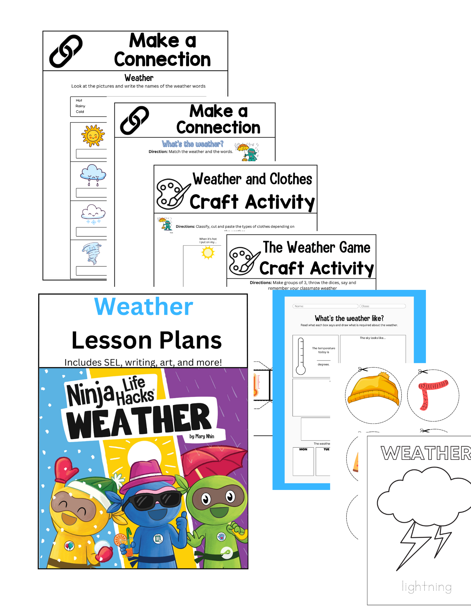 Weather Lesson Plans – Ninja Life Hacks - Growth Mindset