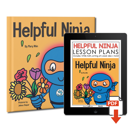 Helpful Ninja Book + Lesson Plan Bundle