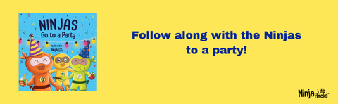 Ninjas Go to a Party Mini Books Classroom or Party Gift Set (30 mini books)