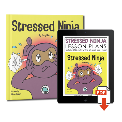 Stressed Ninja Book + Lesson Plan Bundle