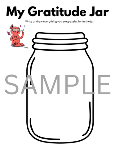 Grateful Ninja's Thankful Turkey and Gratitude Jar