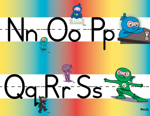 Alphabet Bulletin Board Border