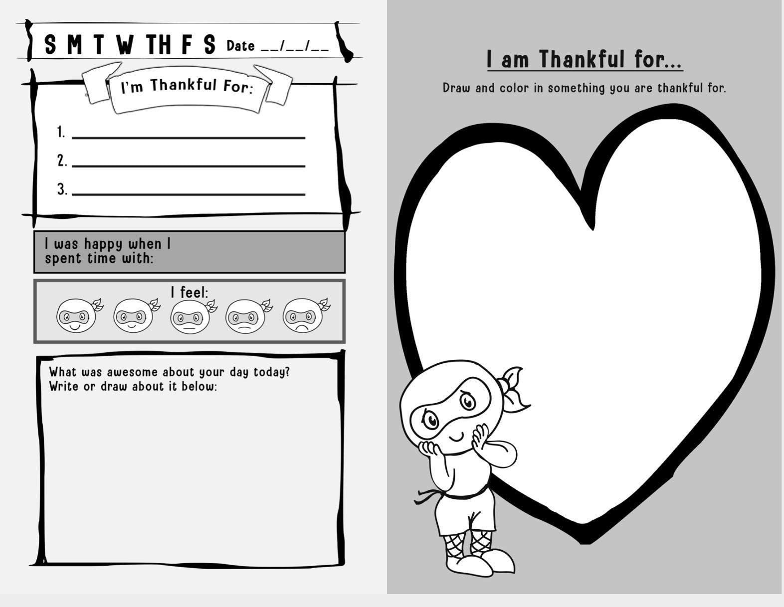 Grateful Ninjas Gratitude Journal for Kid6