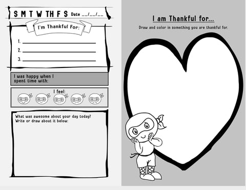 Grateful Ninjas Gratitude Journal for Kid6