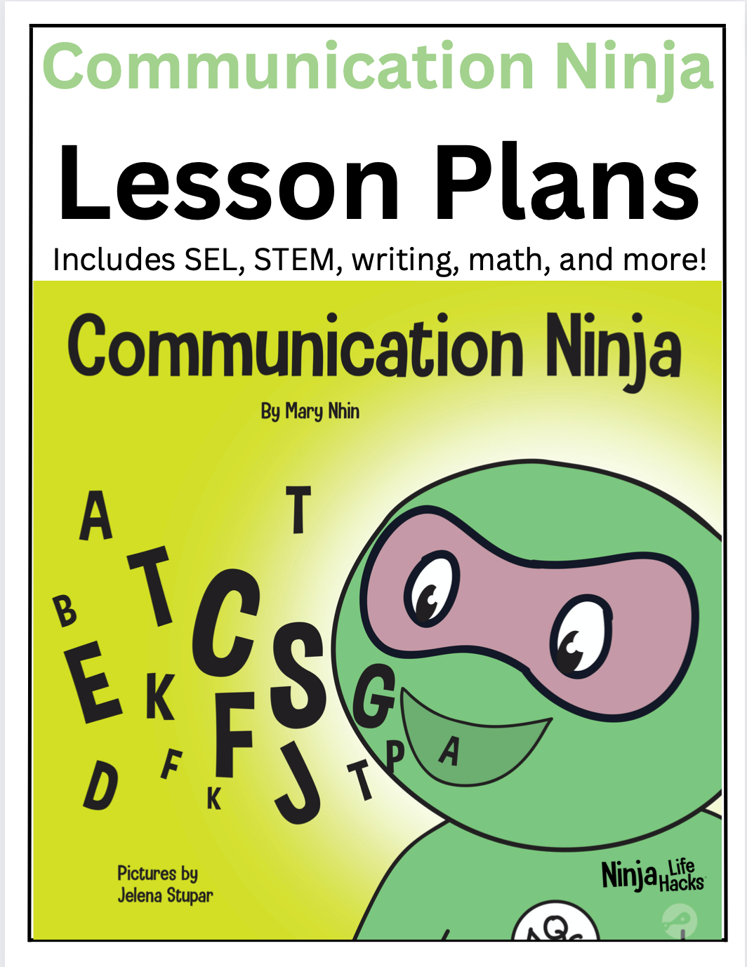 Ninja Lesson Plan Examples Communication Ninja Lesson Plans – Ninja Life Hacks - Growth Mindset