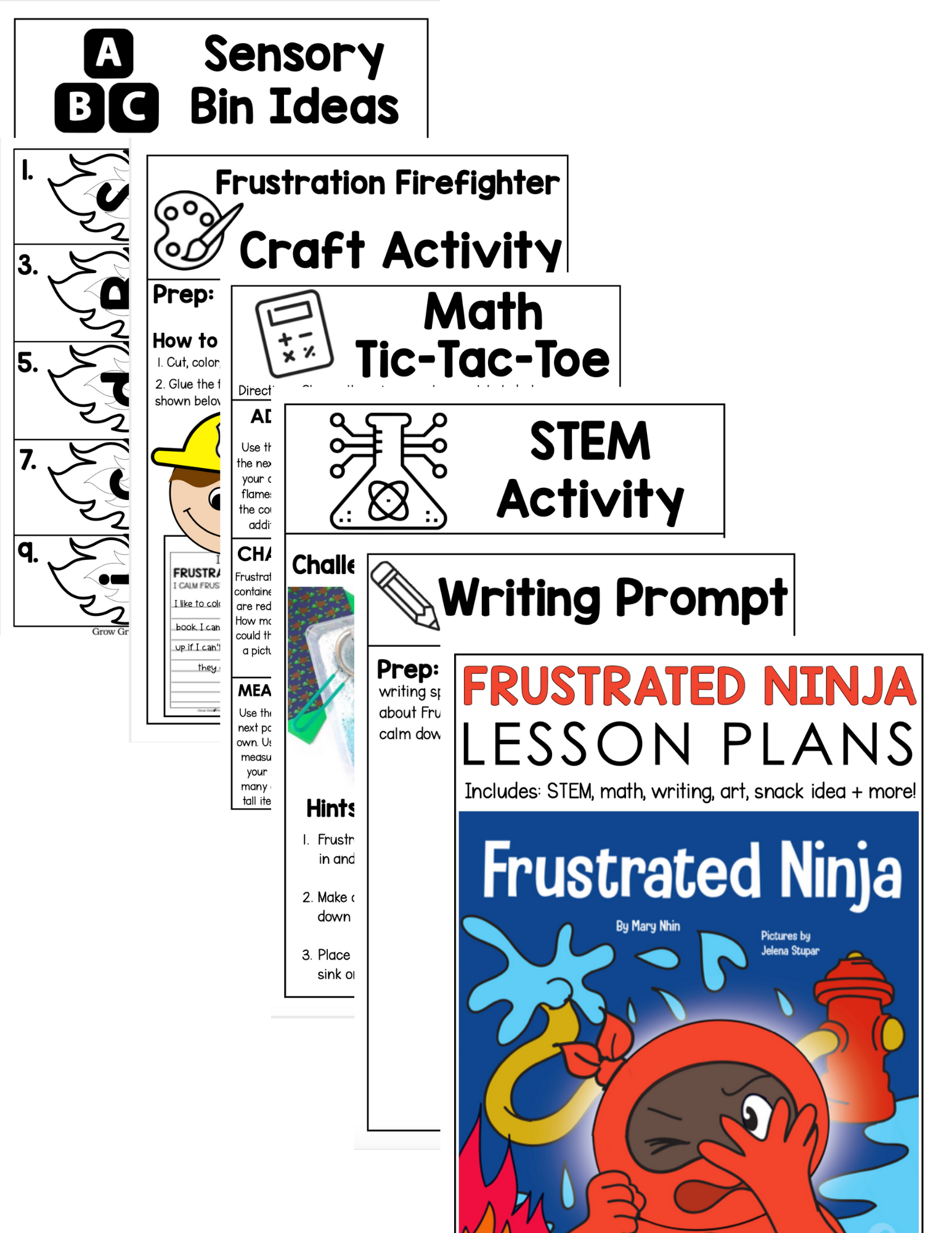 Angry Ninja Book Summary, Discussion Questions, & Worksheet