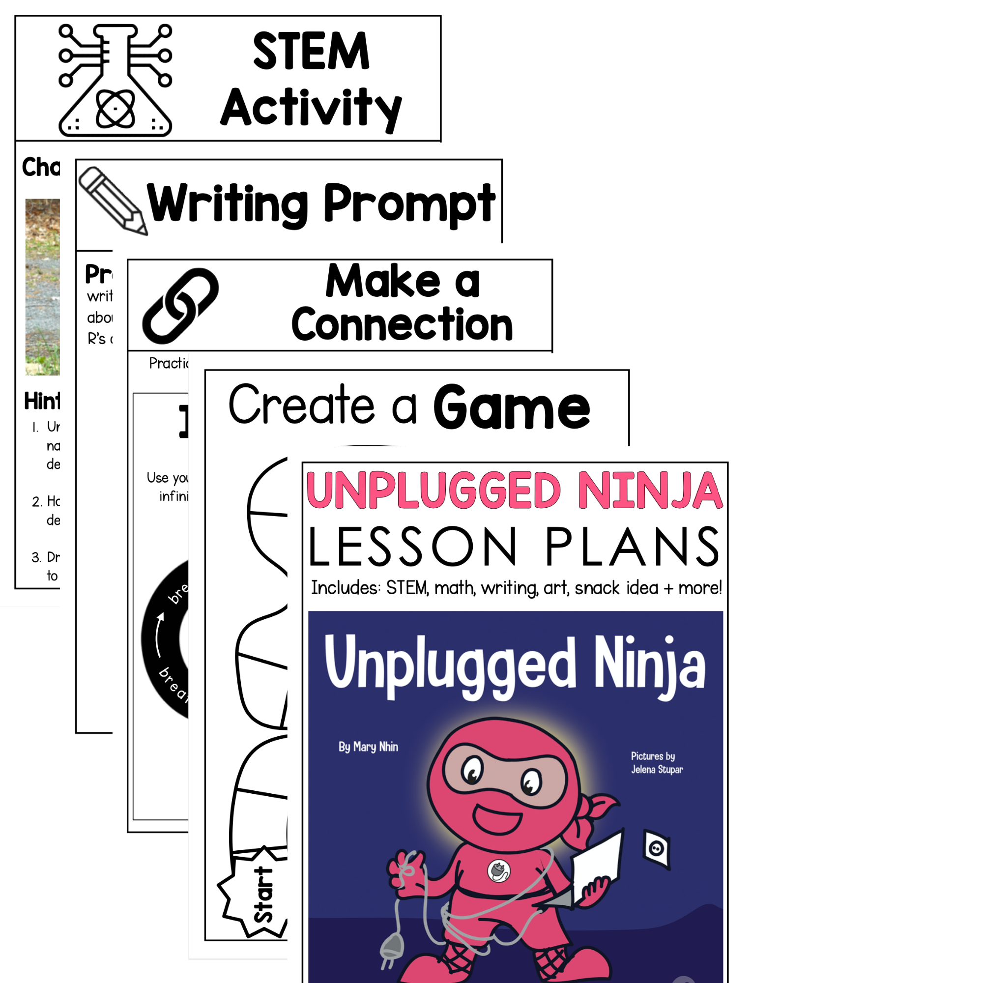 Ninja Lesson Plan Examples Unplugged Ninja Lesson Plans – Ninja Life Hacks - Growth Mindset