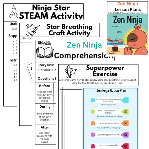 Ninja Lesson Plan Examples Zen Ninja Lesson Plans – Ninja Life Hacks - Growth Mindset