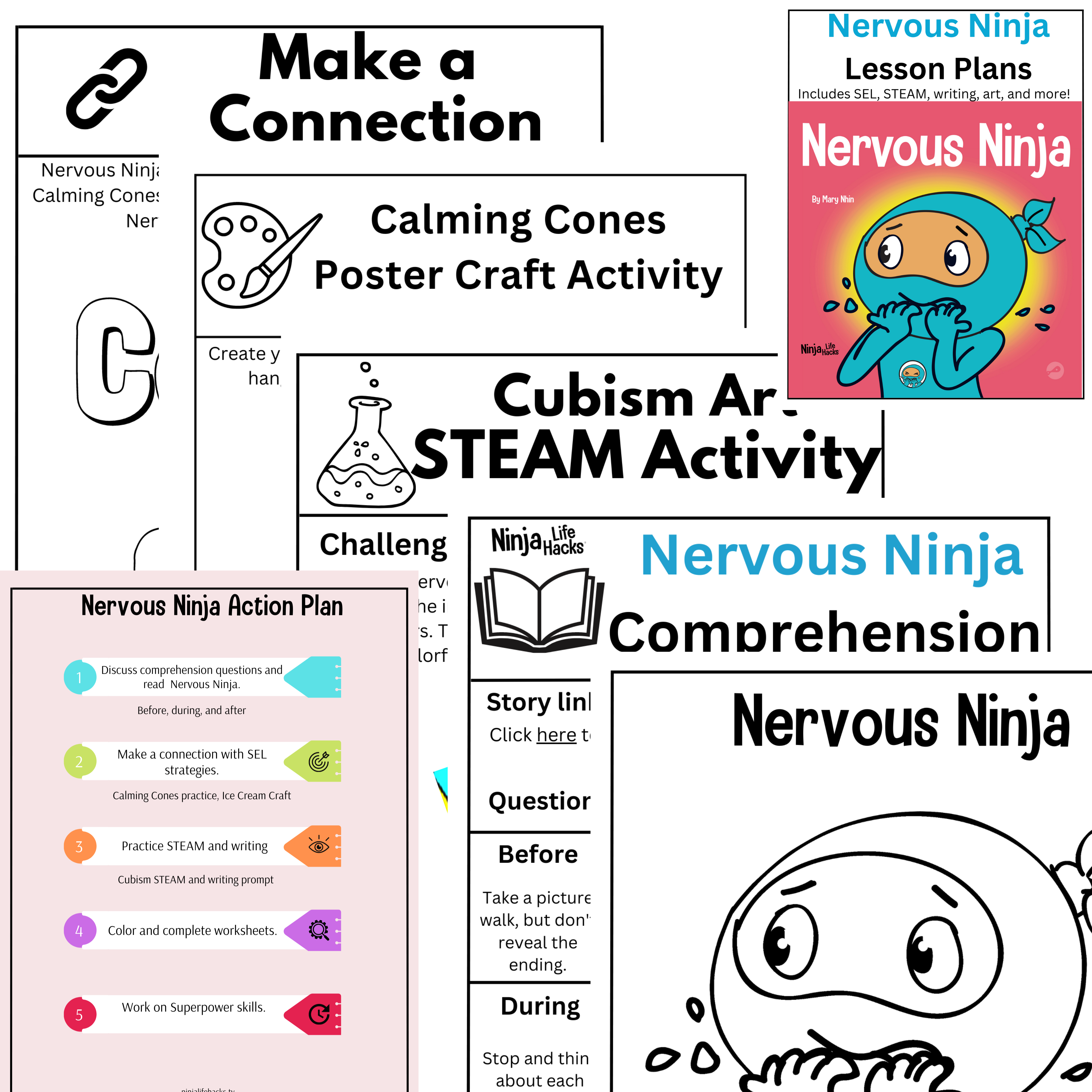 Ninja Lesson Plan Examples Nervous Ninja Lesson Plans – Ninja Life Hacks - Growth Mindset