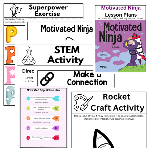 Ninja Lesson Plan Examples Motivated Ninja Lesson Plans – Ninja Life Hacks - Growth Mindset