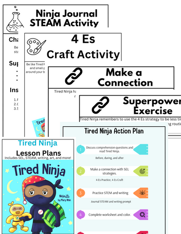 Ninja Lesson Plan Examples Tired Ninja Lesson Plans – Ninja Life Hacks - Growth Mindset